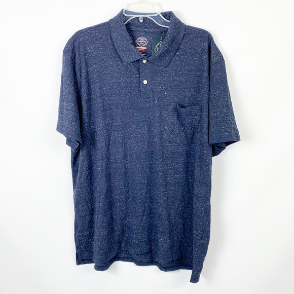 St. John's Bay NWT XL Polo Blue Quick Dri Easy - Picture 1 of 3